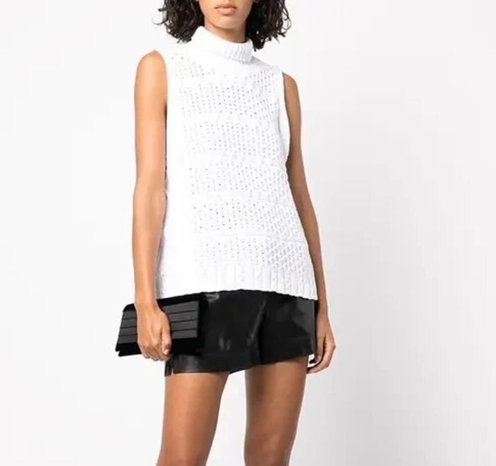 NWT RtA Judy Cotton Sleveless Knit Top